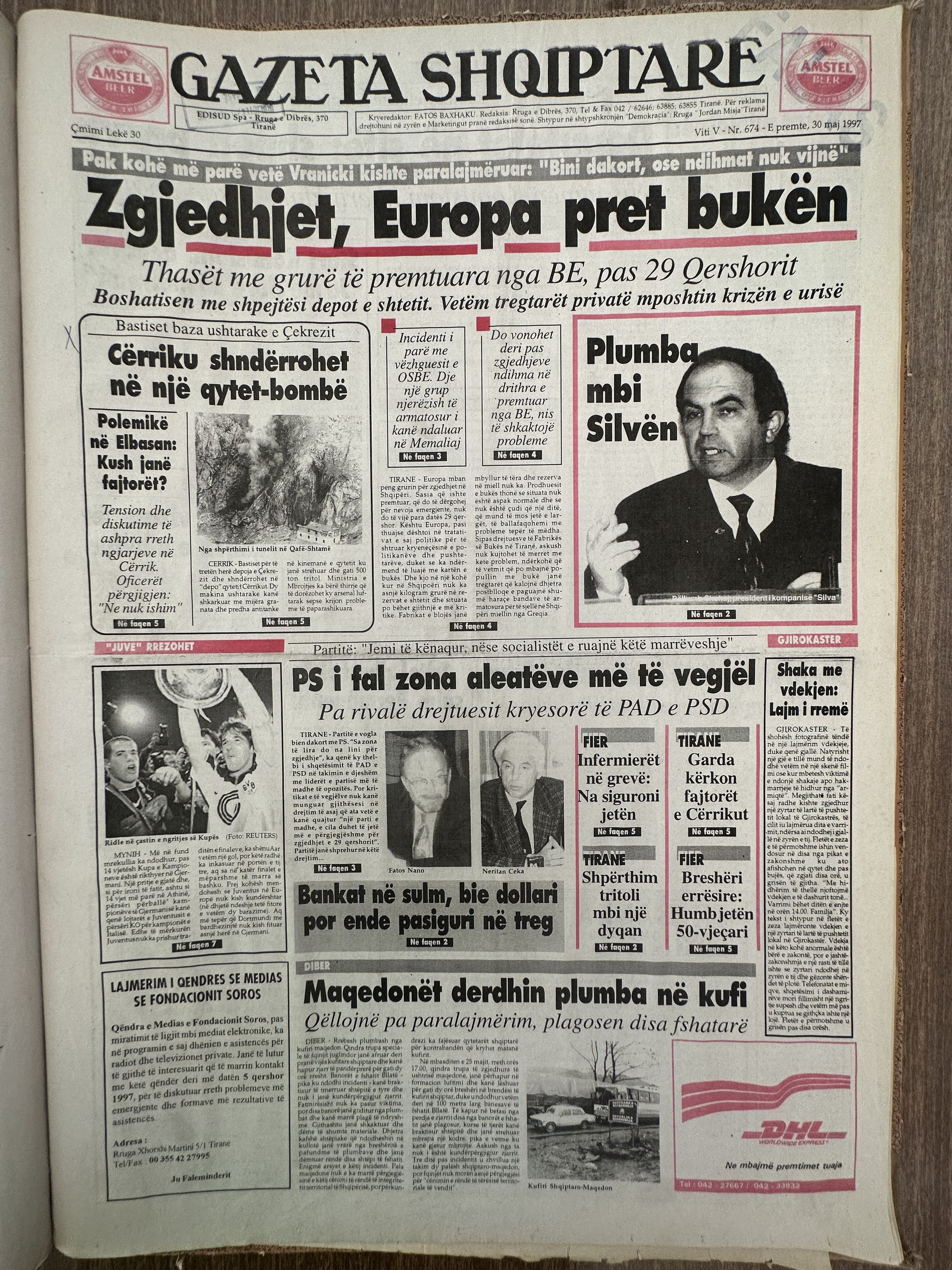 Gazeta Shqiptare 1997-05-30